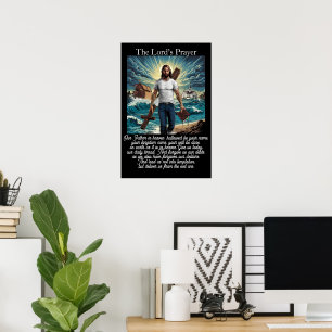 Poster Prière du Seigneur Rivage Foi Gardien