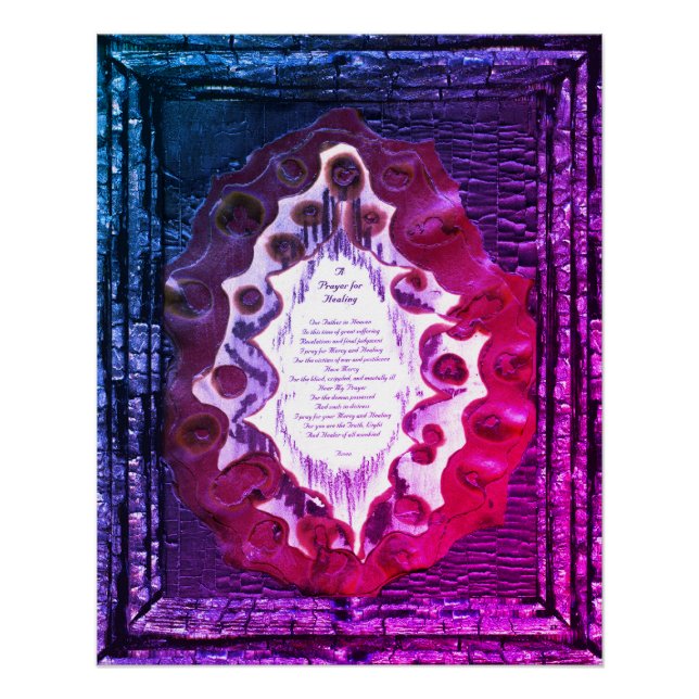 Poster Prière Pour Guérir (Devant)