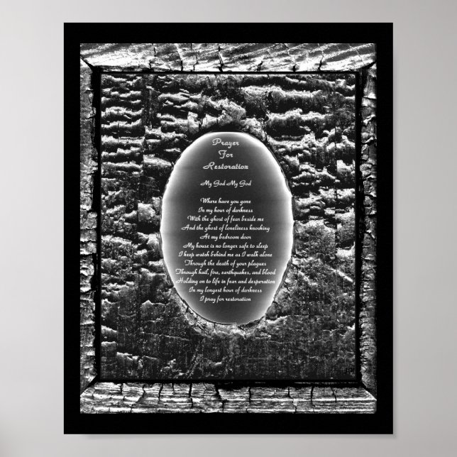 Poster Prière Pour La Restauration (Devant)