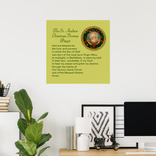 Poster Prière St. Andrew Christmas Novena