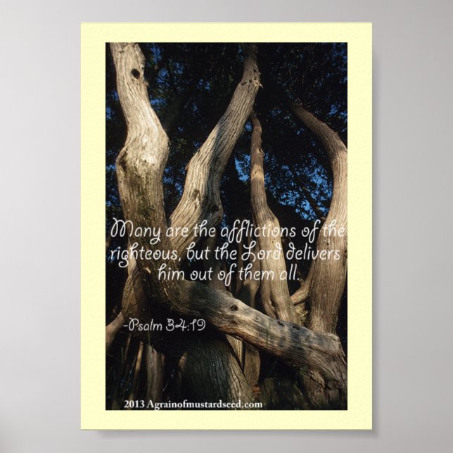 Poster Prières bibliques (Devant)