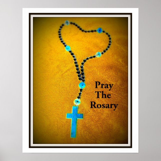 Poster Priez Le Rosaire (Devant)