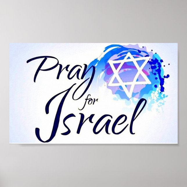 Poster Priez pour Israël_ (Devant)