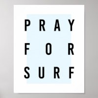 Priez pour la boîte de Surf Bleu