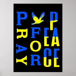 Poster Priez pour la paix