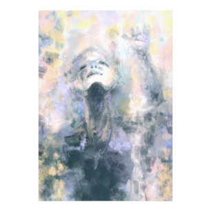 Poster Priez pour la Paix Abstrait