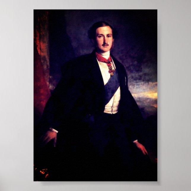 Poster Prince Albert de Saxe-Coburg et Gotha Sachsen Pos (Devant)