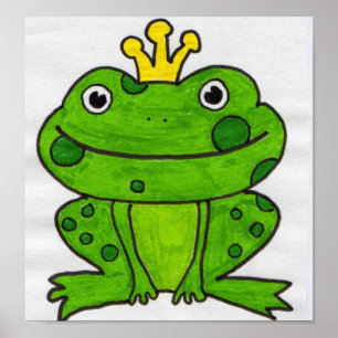 Poster Prince de grenouille