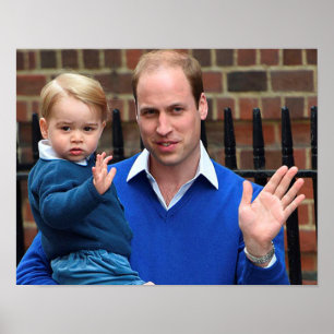 Poster Prince George - William et Kate
