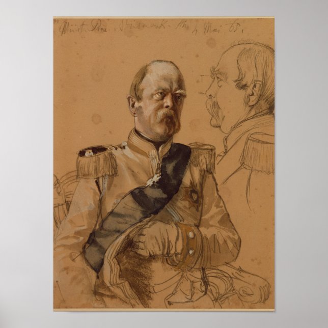 Poster Prince Otto von Bismarck (Devant)