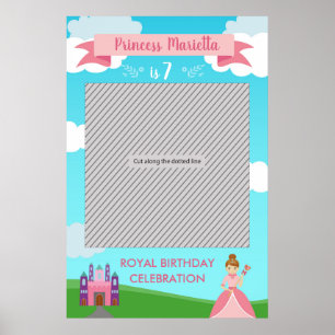 Poster Princess Party Frame Prop pour Photo Booth