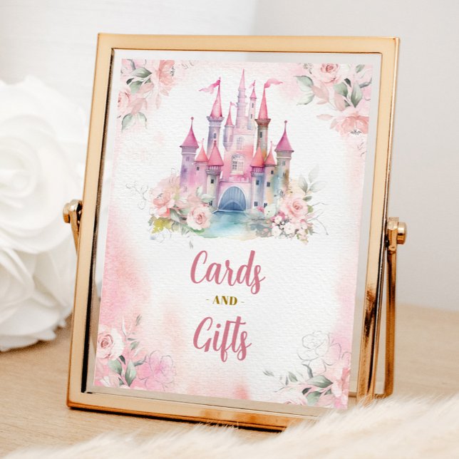 Poster Princess Royal Castle 5e anniversaire Cartes et GI (Créateur téléchargé)