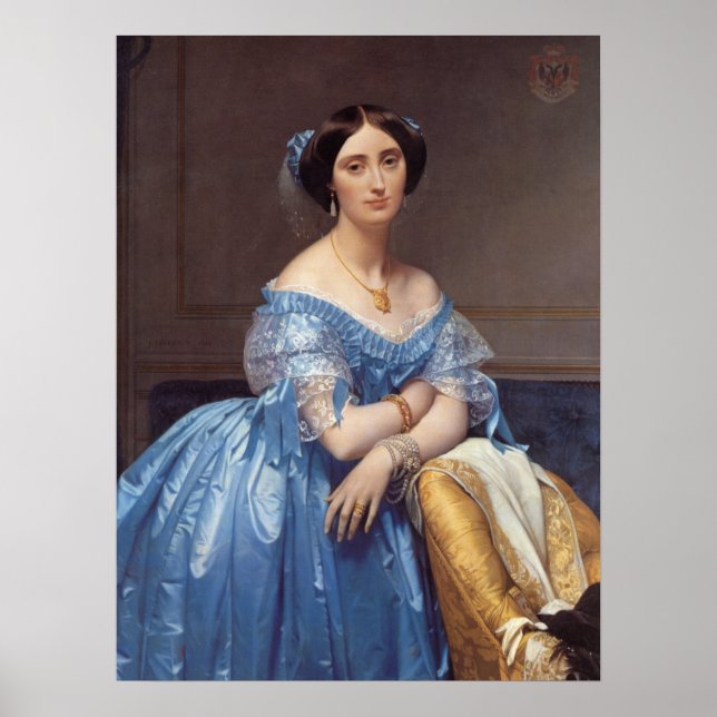 Poster 'Princesse Albert de Broglie' (Devant)