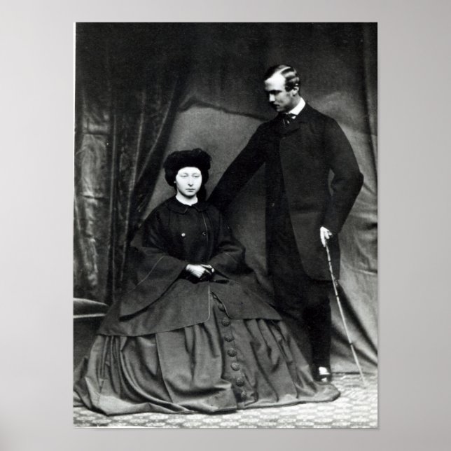 Poster Princesse Alice et Prince Ludwig de Hesse, 1860 (Devant)