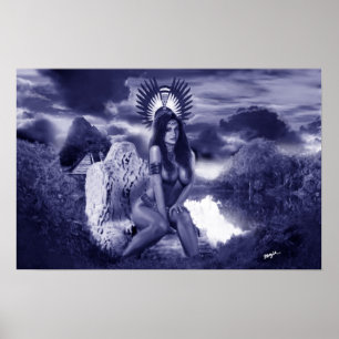Poster Princesse Aztec