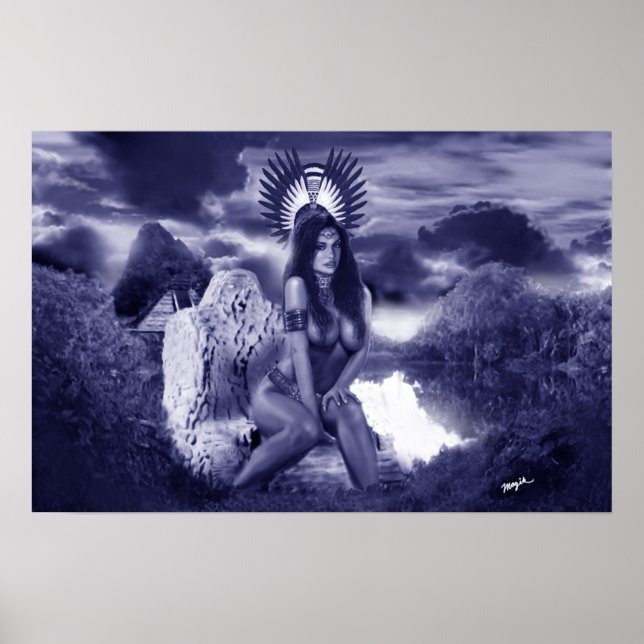 Poster Princesse Aztec (Devant)
