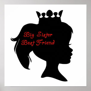 Poster Princesse Big Soeur Meilleur Ami
