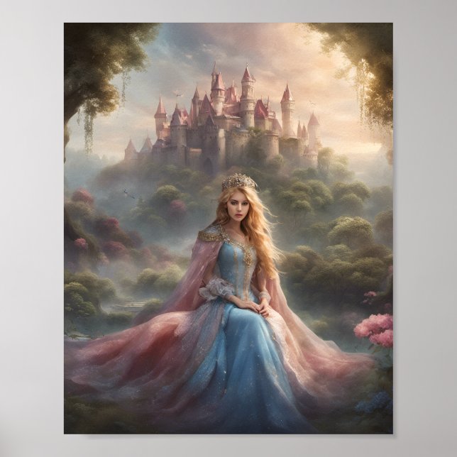 Poster Princesse de Conte de Fée  (Devant)