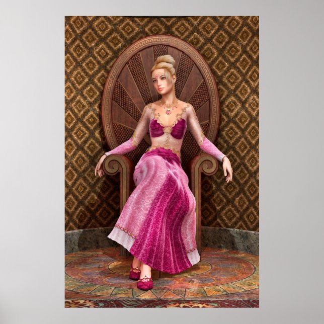 Poster Princesse de conte de fées (Devant)