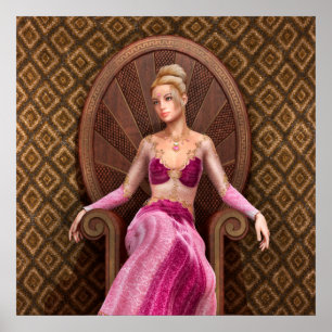 Poster Princesse de conte de fées