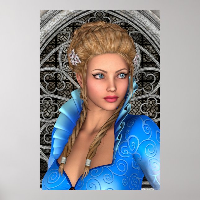Poster Princesse de conte de fées (Devant)