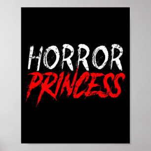 Poster Princesse d'horreur Funny Halloween Films Écran Fi
