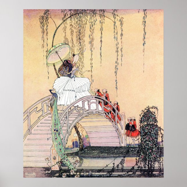 Poster Princesse Diaphanie par Kay Nielsen (Devant)