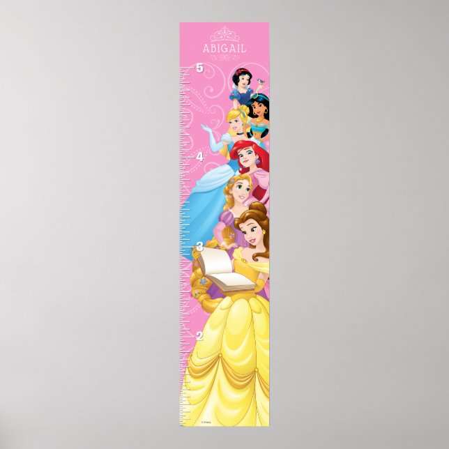 Poster Princesse Disney | Graphique de croissance (Devant)