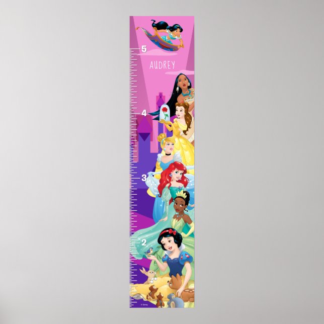 Poster Princesse Disney | Graphique de croissance (Devant)