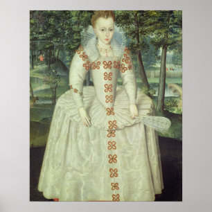 Poster Princesse Elizabeth (1596-1662) 1603 (huile sur la