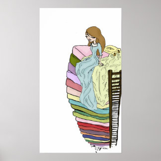 Poster Princesse et Pea