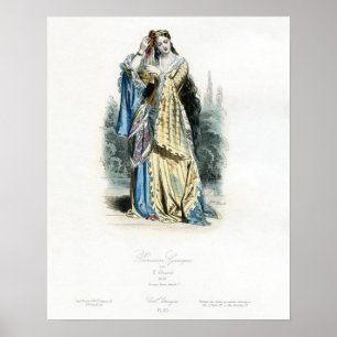 Poster Princesse grecque Traditional Costume
