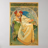 Princesse Hyacinth par Alphonse Mucha