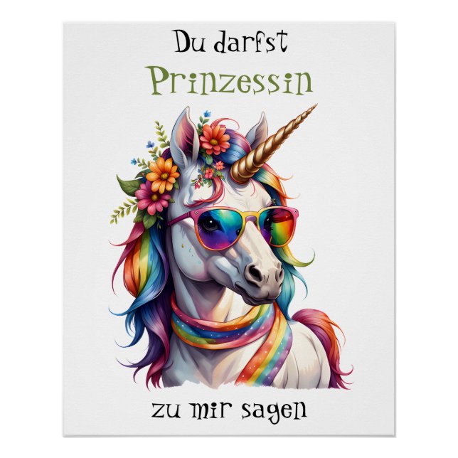 Poster Princesse Licorne 3 (Devant)
