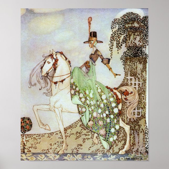 Poster Princesse Minon Minette Kay Nielsen Art (Devant)