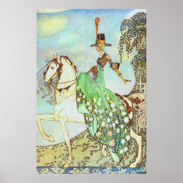 Poster Princesse Minon Minette Kay Nielsen Art (Devant)