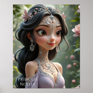 Poster Princesse Noelle : Grâce Enchantée
