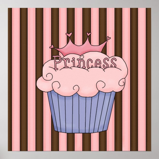 Poster Princesse rose (Devant)