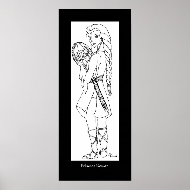 Poster Princesse Rowan (Devant)