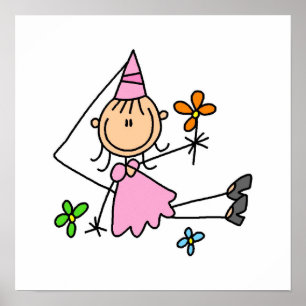 Poster Princesse royale rose