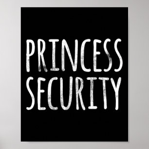 Poster Princesse Sécurité Halloween Costume Papa Hommes M