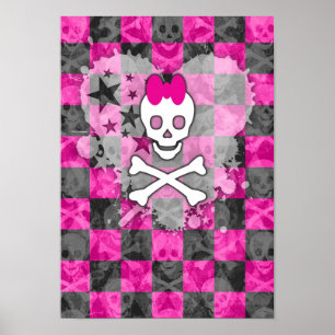 Poster Princesse Skull