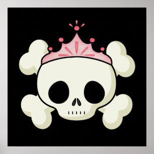 Poster Princesse Skull