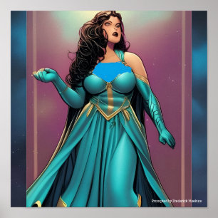 Poster Princesse spatiale