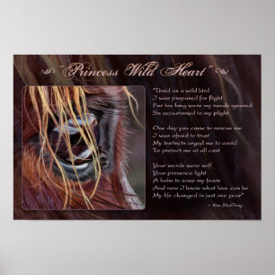 Poster Princesse Wild Heart inspiré, © Kim McElroy