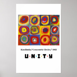 Poster Principes de l'art - Unité, Kandinsky