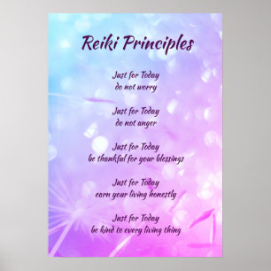 Poster Principes de Reiki
