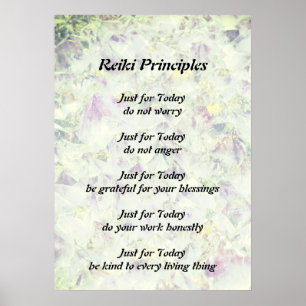 Poster Principes de Reiki