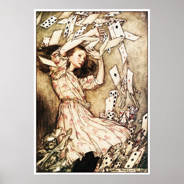 Poster/Print: Alice & the Pack of Cards Poster (Front)