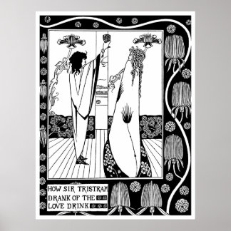 Poster/Print: Beardsley -The Love Drink Poster